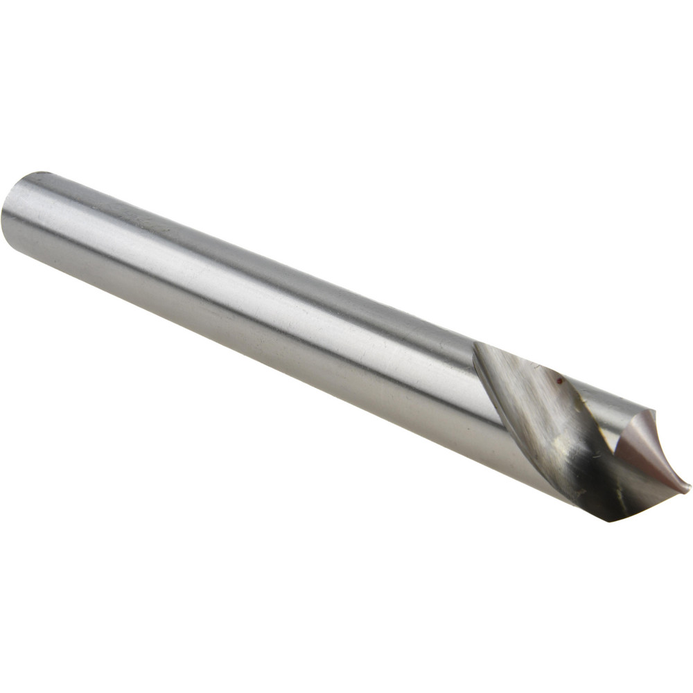 Hertel Spotting Drill: 1" Dia, 120 deg, 8" OAL, High-Speed Steel - H-8119D254008