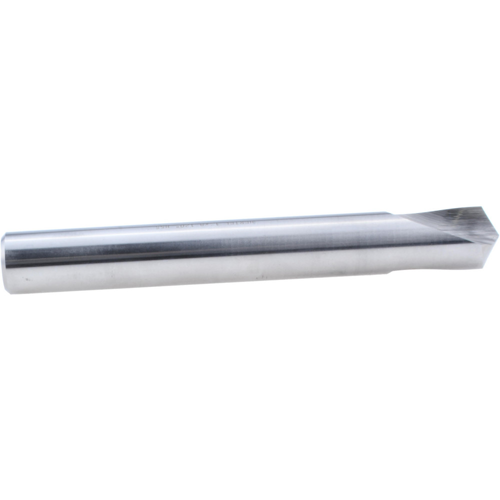 Hertel Spotting Drill: 1" Dia, 120 deg, 8" OAL, High-Speed Steel - H-8119D254008