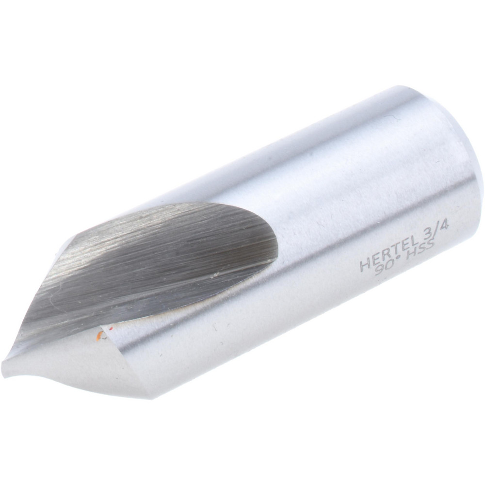 Hertel Spotting Drill: 3/4" Dia, 90 deg, 2-1/4" OAL, High-Speed Steel - H-8119A190500