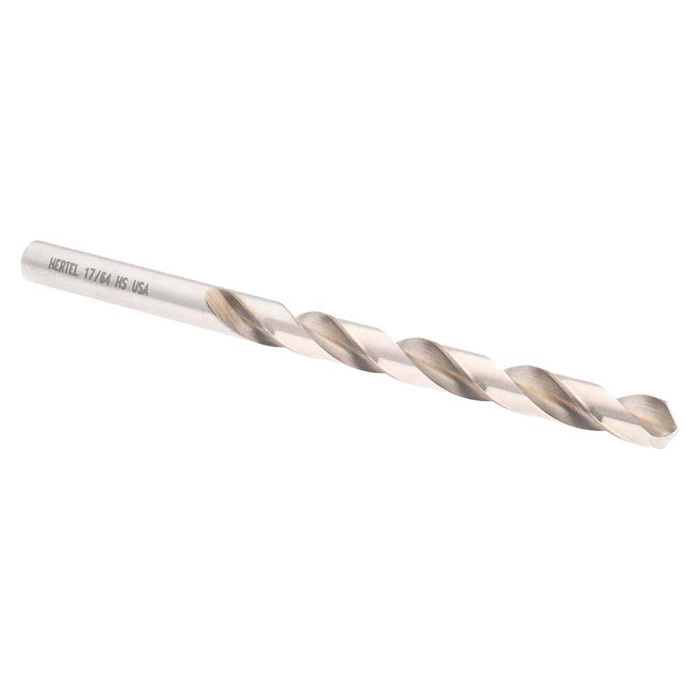 Hertel Spotting Drill: 1/2" Dia, 118 deg, 2" OAL, High-Speed Steel - H-8119B127000