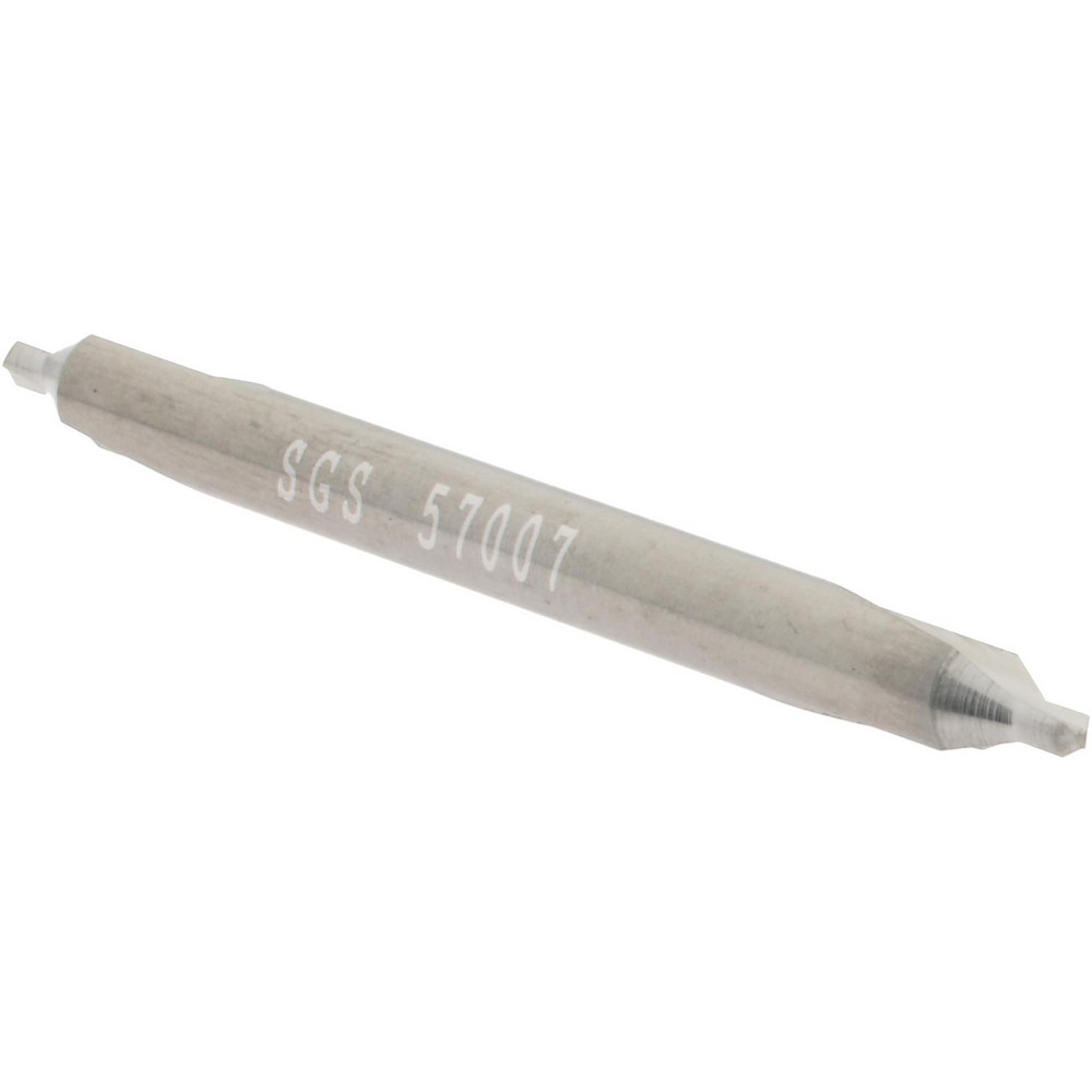 Hertel Combination Drill & Countersink: #1, 1/8" Body Dia, 118 deg, High-Speed Steel - H-81185010300