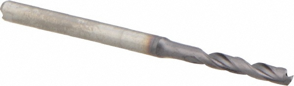 Harvey Tool Spotting Drill: 1/32" Dia, 90 deg, 1-1/2" OAL, Solid Carbide - 11431