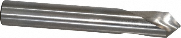 Guhring Spotting Drill: 4.00 mm Dia, 90 deg, 55 mm OAL, High-Speed Steel - 9005570040000