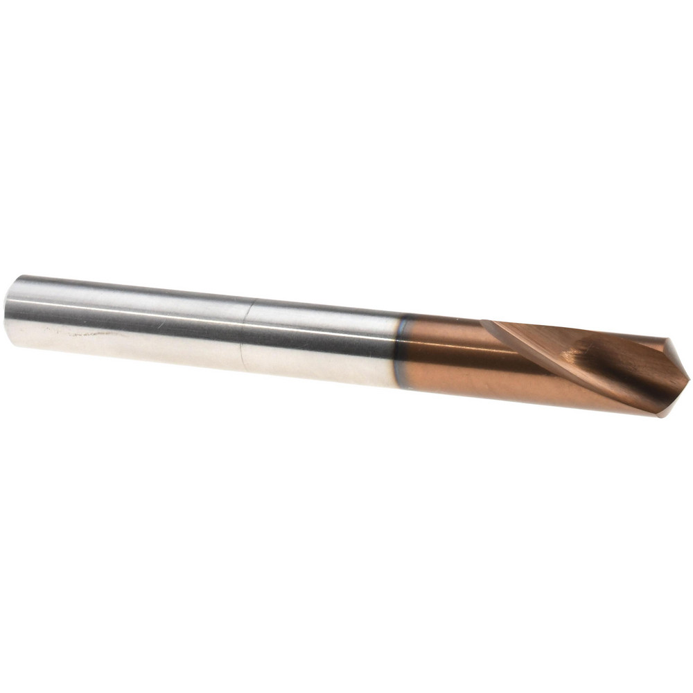 Magafor Spotting Drill: 3/8" Dia, 120 deg, 2-3/4" OAL, Solid Carbide - 88819609520