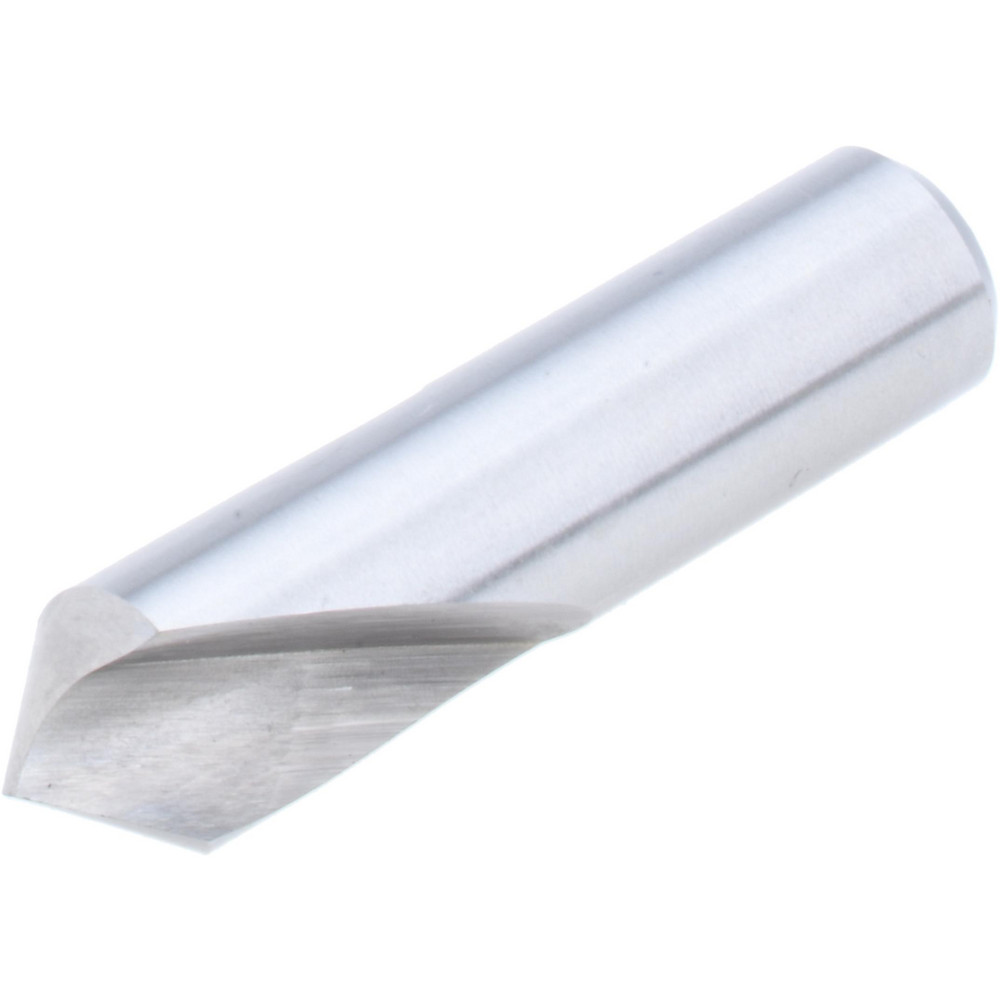 Hertel Spotting Drill: 1/2" Dia, 90 deg, 2" OAL, High-Speed Steel - H-8119A127000
