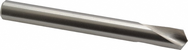 Guhring Spotting Drill: 5.00 mm Dia, 120 deg, 62 mm OAL, High-Speed Steel - 9005560050000