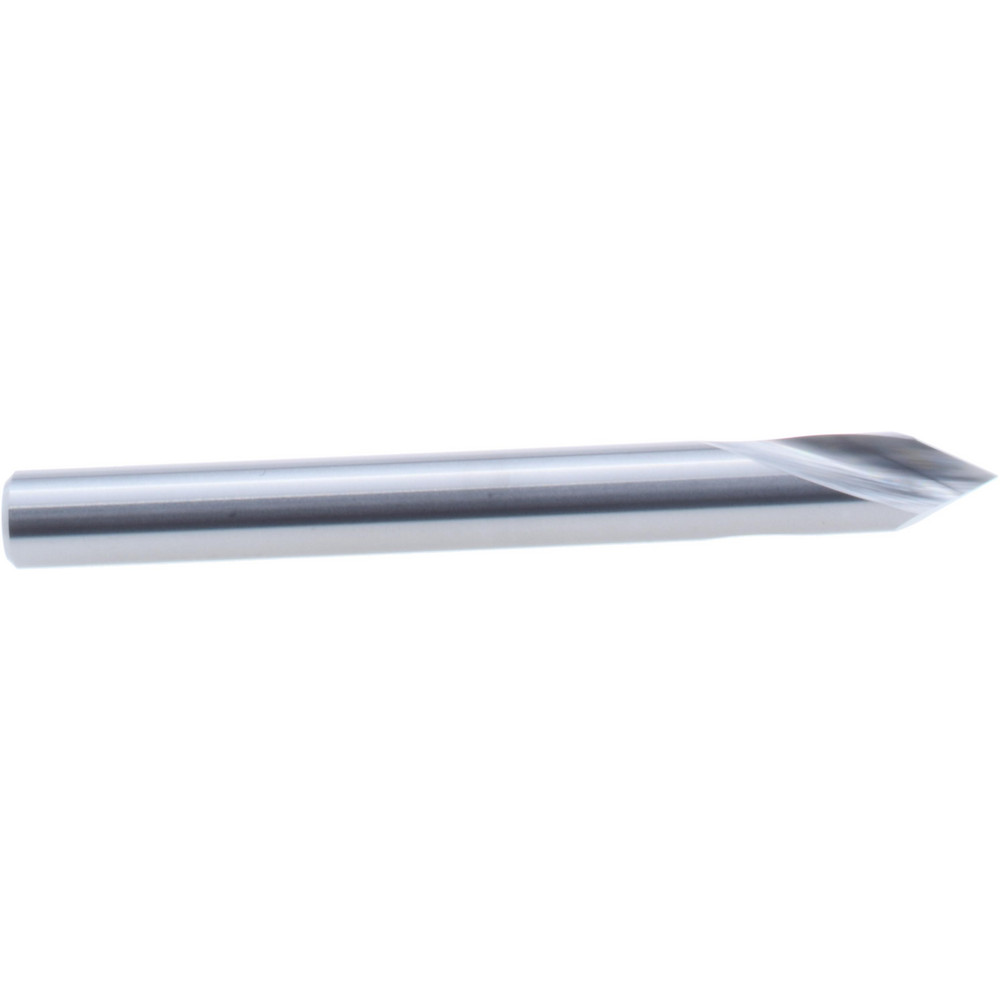 Hertel Spotting Drill: 1/4" Dia, 90 deg, 4" OAL, High-Speed Steel - H-8119C063504