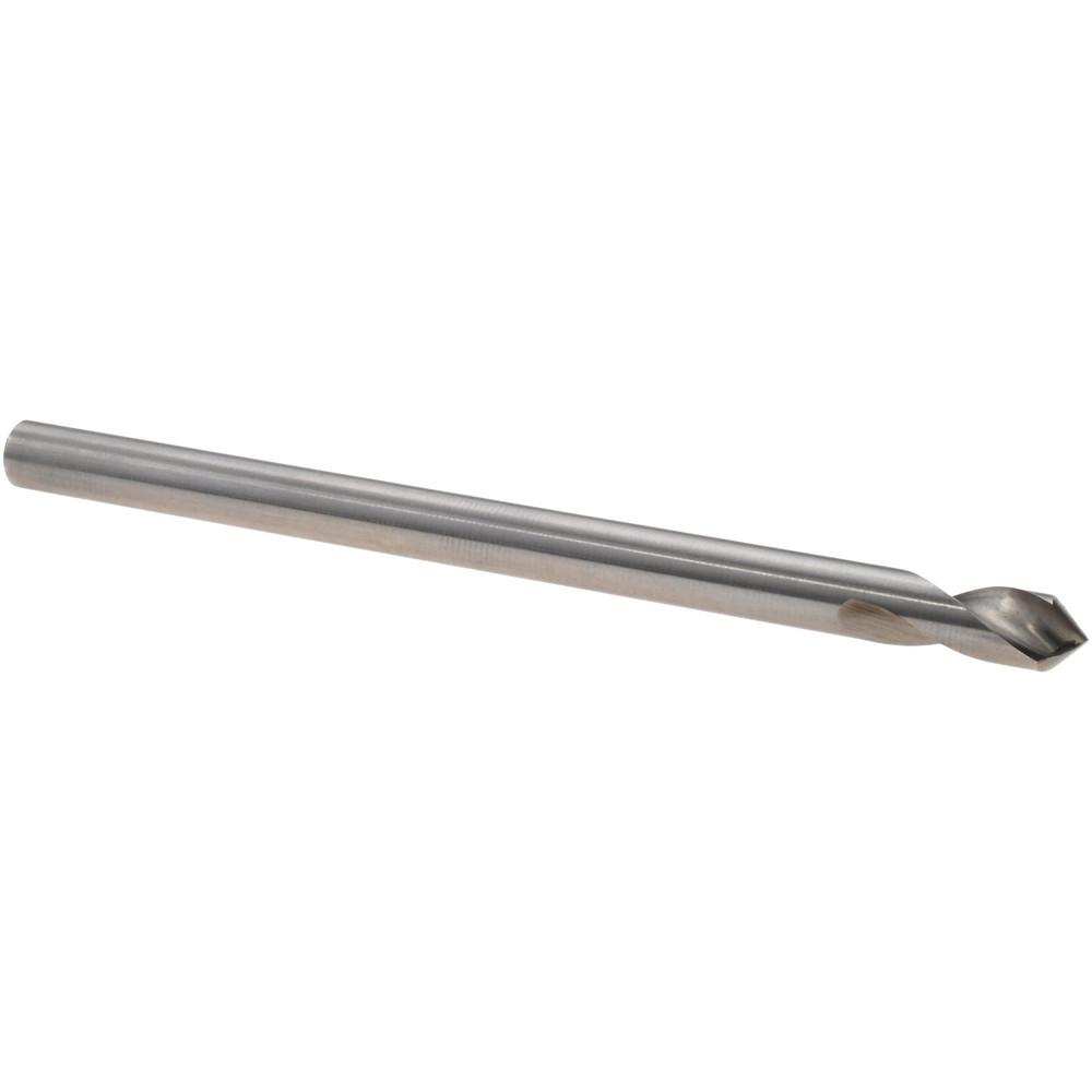 Hertel Spotting Drill: 1/4" Dia, 90 deg, 4" OAL, High-Speed Steel - H-8119C063504