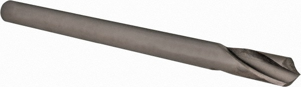 Hertel Spotting Drill: 1/4" Dia, 90 deg, 4" OAL, High-Speed Steel - H-8119C063504