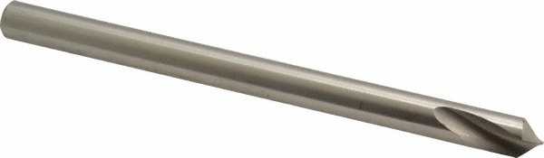 Guhring Spotting Drill: 8.00 mm Dia, 90 deg, 118 mm OAL, High-Speed Steel - 9005590080000