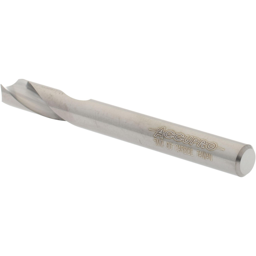 Accupro Spotting Drill: 5.00 mm Dia, 90 deg, 51 mm OAL, Solid Carbide - 89699029