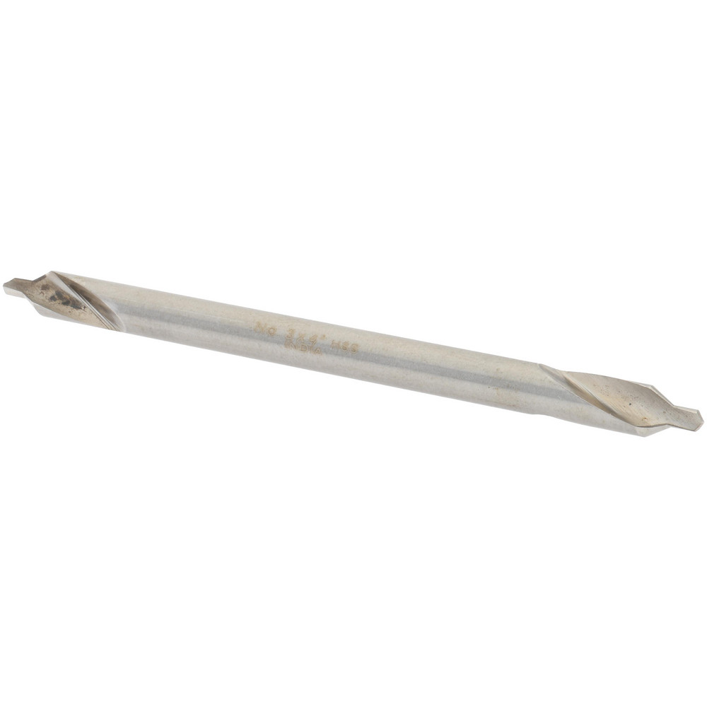 Value Collection Combination Drill & Countersink: #2, 3/16" Body Dia, High-Speed Steel - 156400002000004