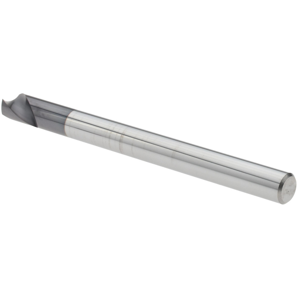 Titan USA Spotting Drill: 1/4" Dia, 120 deg, 3" OAL, Solid Carbide - TC28816