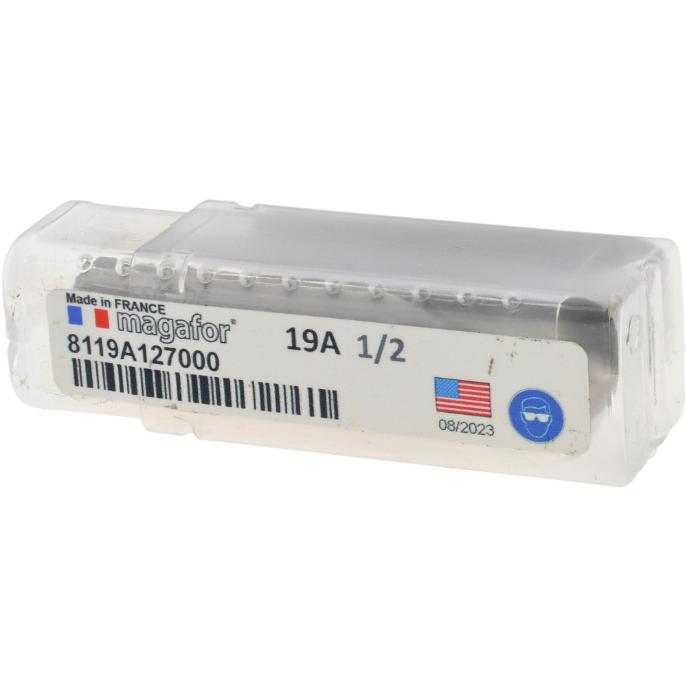 Magafor Spotting Drill: 1/2" Dia, 90 deg, 2" OAL, High-Speed Steel - 8119A127000