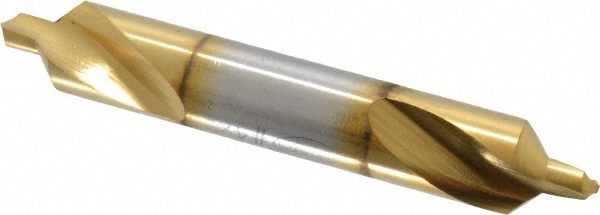 Value Collection Combination Drill & Countersink: #4, 5/16" Body Dia, High-Speed Steel - 156400004000004