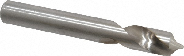 Cleveland Spotting Drill: 1/2" Dia, 90 deg, 3-3/4" OAL, High-Speed Steel - C24169