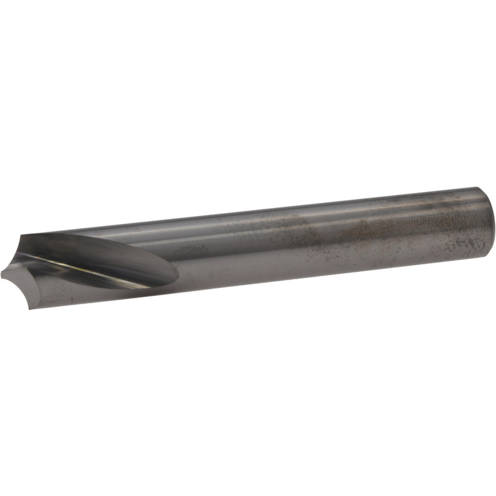 Hertel Spotting Drill: 7/16" Dia, 118 deg, 2" OAL, High-Speed Steel - H-8119B111100