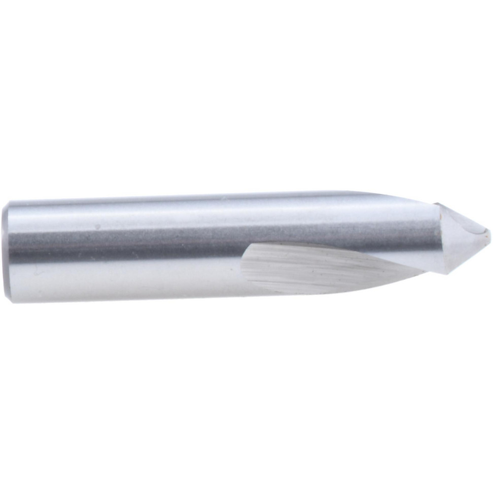 Hertel Spotting Drill: 7/16" Dia, 118 deg, 2" OAL, High-Speed Steel - H-8119B111100
