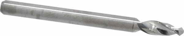 SGS Spotting Drill: 0.1360" Dia, 130 deg, 1.5000" OAL, Solid Carbide - 06076