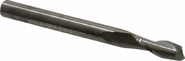 SGS Spotting Drill: 0.1360" Dia, 130 deg, 1.5000" OAL, Solid Carbide - 06076