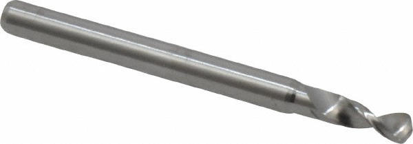 SGS Spotting Drill: 0.1360" Dia, 130 deg, 1.5000" OAL, Solid Carbide - 06076