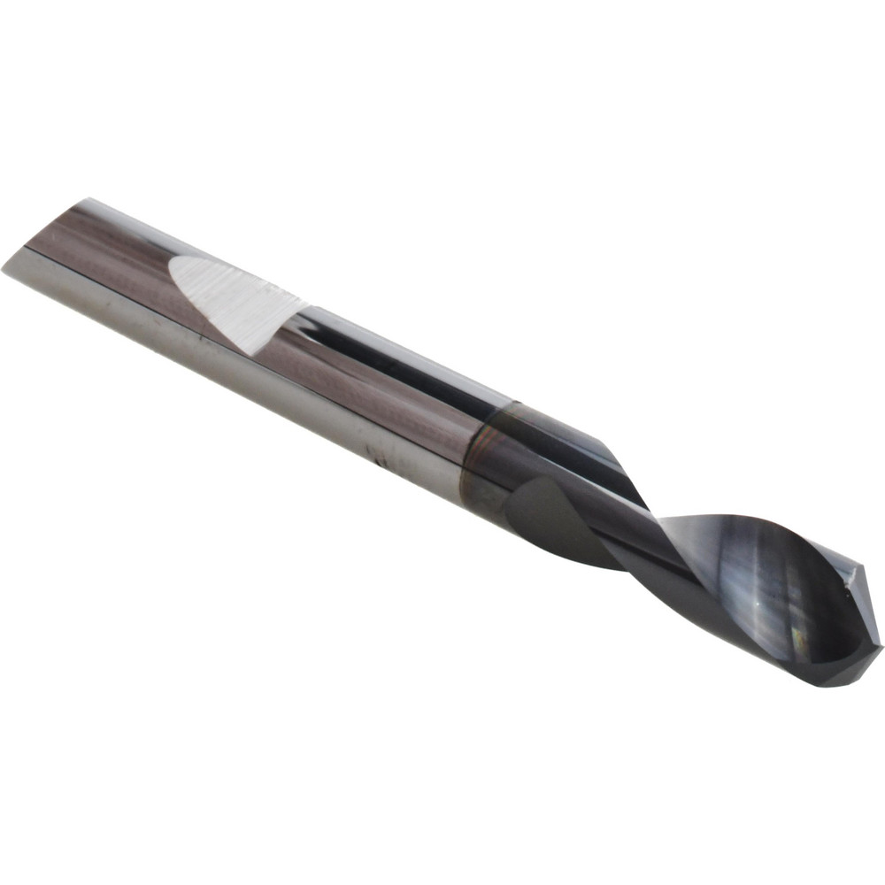 Micro 100 Spotting Drill: 0.0900" Dia, 140 deg, 1.5000" OAL, Solid Carbide - QSPD-090-140X