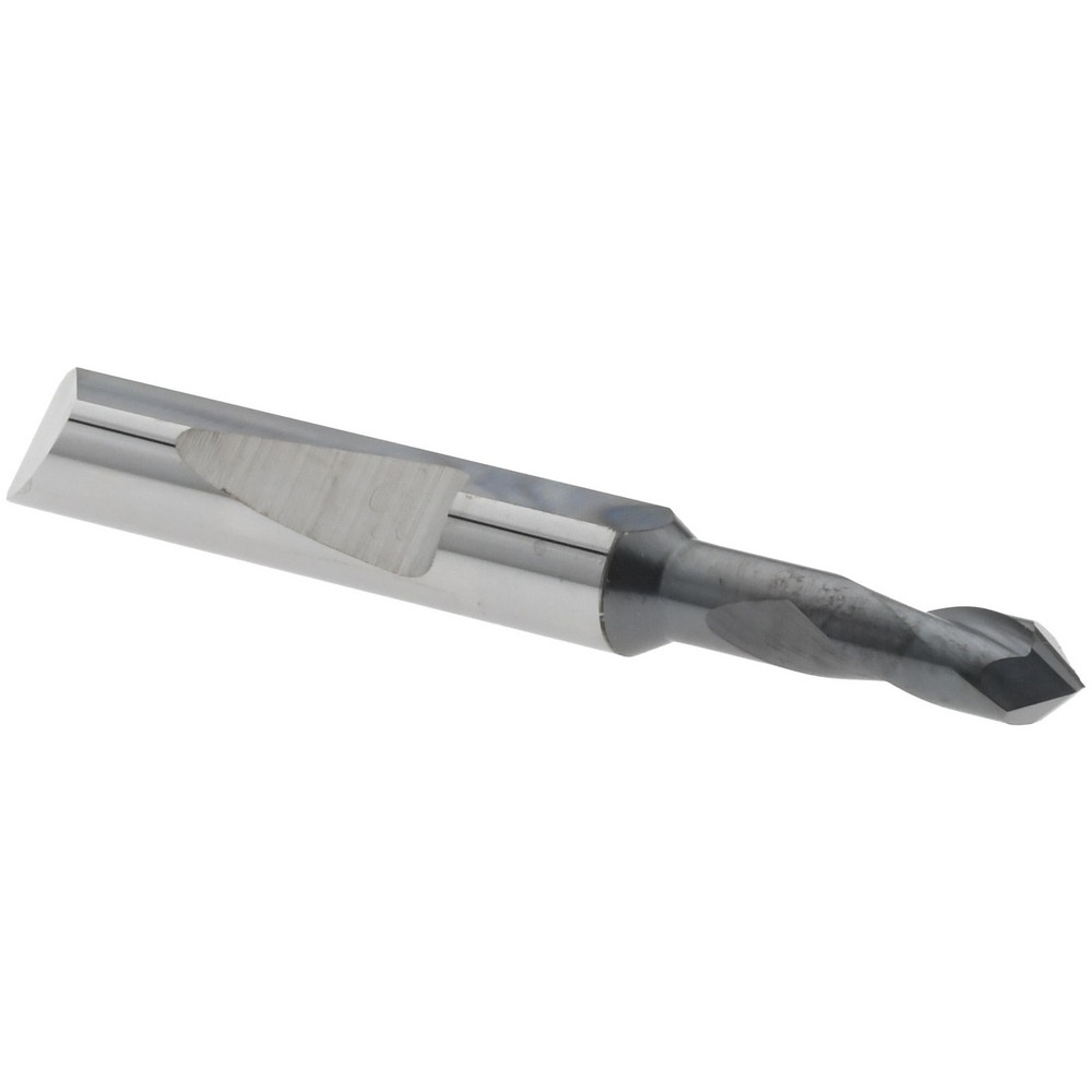 Micro 100 Spotting Drill: 0.0900" Dia, 140 deg, 1.5000" OAL, Solid Carbide - QSPD-090-140X