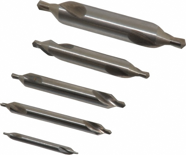 Hertel 5 Pc #1 to #5 High Speed Steel Combo Drill & Countersink Set - HCH70012K