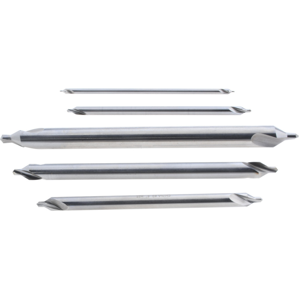 Hertel 5 Pc #1 to #5 High Speed Steel Combo Drill & Countersink Set - HCH70012K