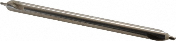 Hertel Combination Drill & Countersink: #4, 5/16" Body Dia, 118 deg, High-Speed Steel - H-81155L04050
