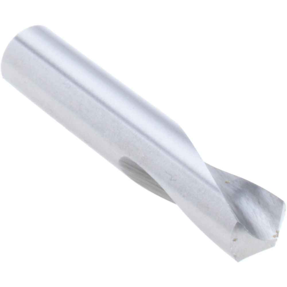 Hertel Spotting Drill: 3/8" Dia, 118 deg, 2" OAL, High-Speed Steel - H-8119B095200