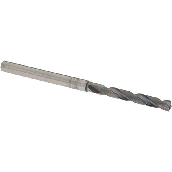 Magafor Spotting Drill: 1/2" Dia, 90 deg, 6-3/4" OAL, Solid Carbide - 88819712700