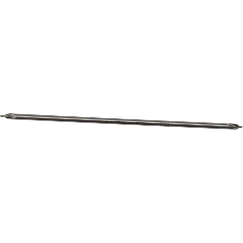 Hertel Combination Drill & Countersink: #1, 1/8" Body Dia, 118 deg, High-Speed Steel - H-81185010500