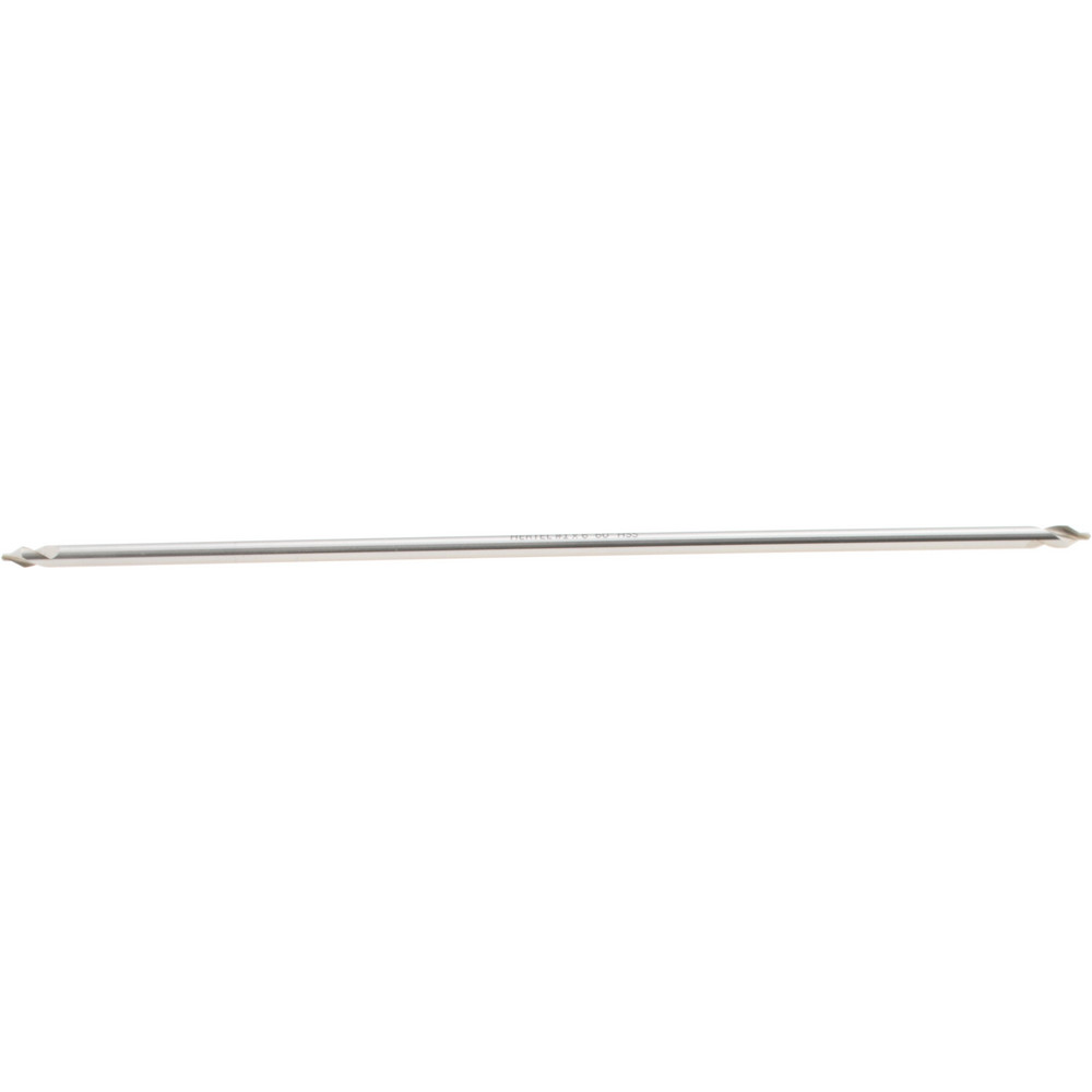 Hertel Combination Drill & Countersink: #1, 1/8" Body Dia, 118 deg, High-Speed Steel - H-81185010500