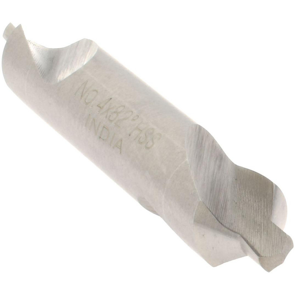 Value Collection Combination Drill & Countersink: #4, 5/16" Body Dia, High-Speed Steel - 1564000040000V0