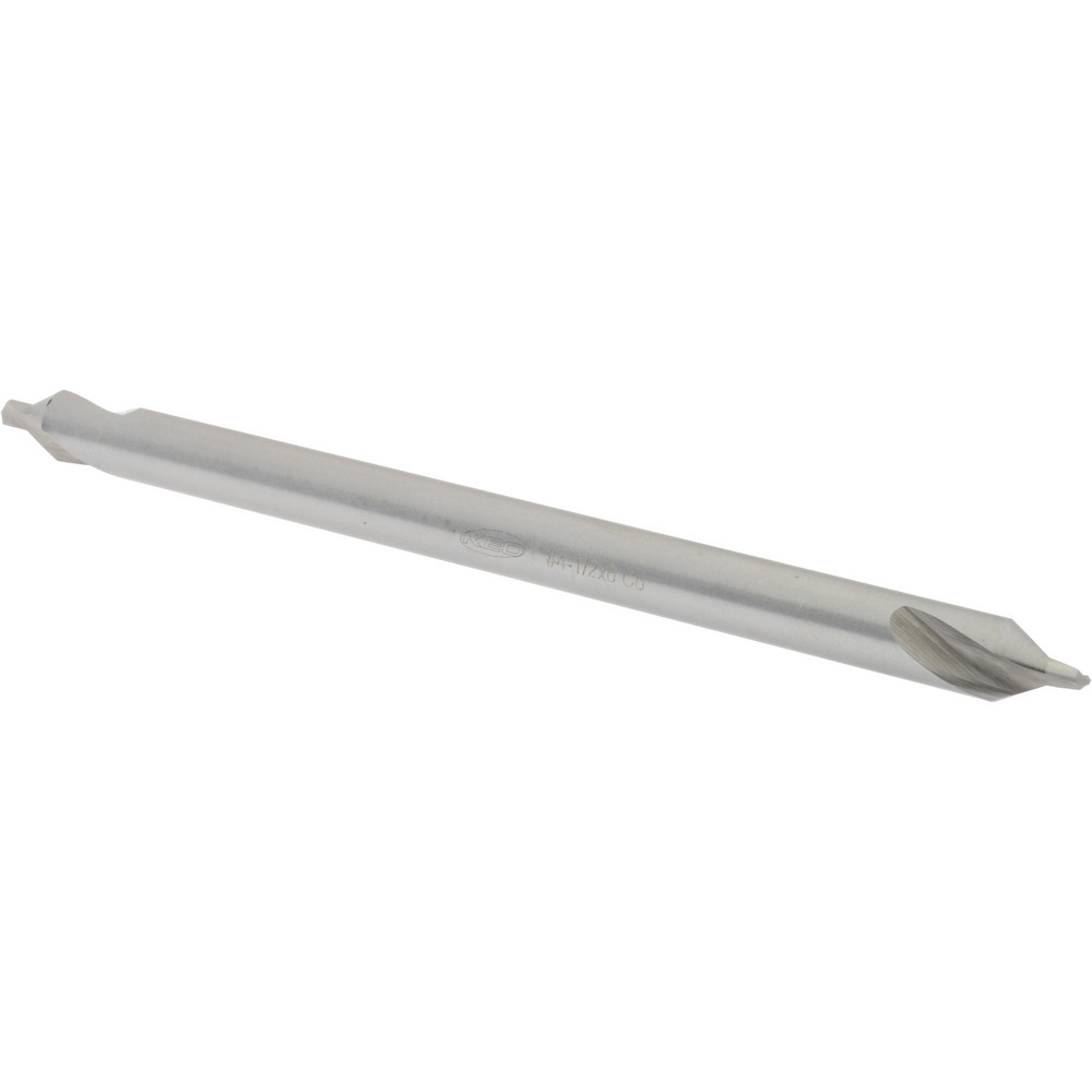 Keo Combination Drill & Countersink: #4-1/2, 3/8" Body Dia, 118 deg, Cobalt - 906-000-314