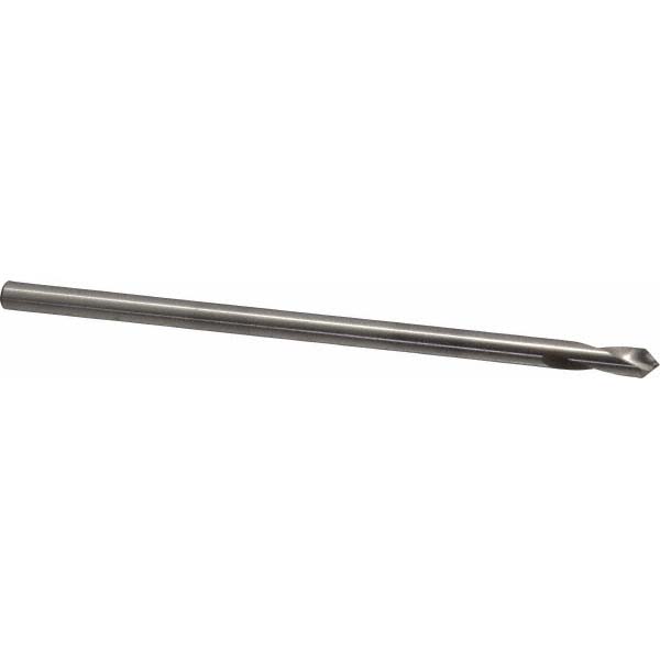 Walter-Titex Spotting Drill: 6.00 mm Dia, 90 deg, 140 mm OAL, High-Speed Steel - 5153702