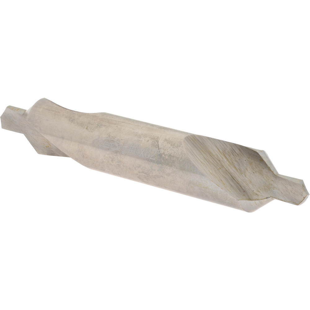 Hertel Combination Drill & Countersink: #6, 1/2" Body Dia, 118 deg, Cobalt - H-81105506000