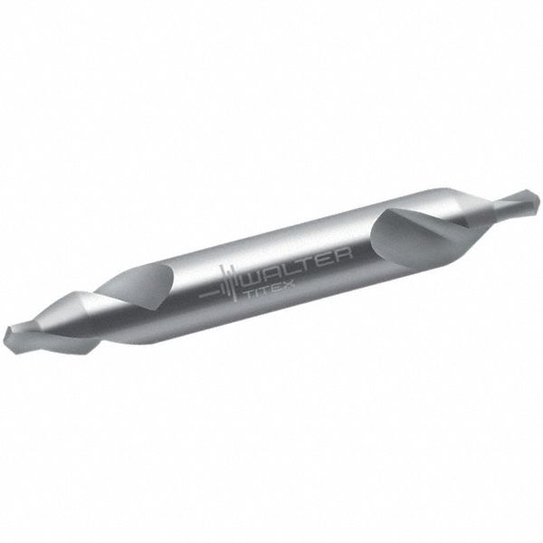 Walter-Titex Combination Drill & Countersink: #4, 7.94 mm Body Dia, High-Speed Steel - 5073665