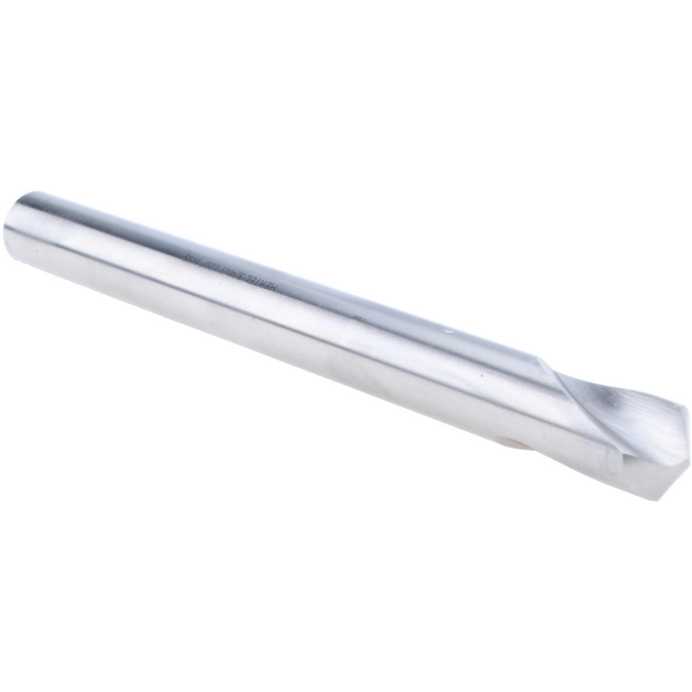 Hertel Spotting Drill: 3/4" Dia, 120 deg, 8" OAL, High-Speed Steel - H-8119D190508