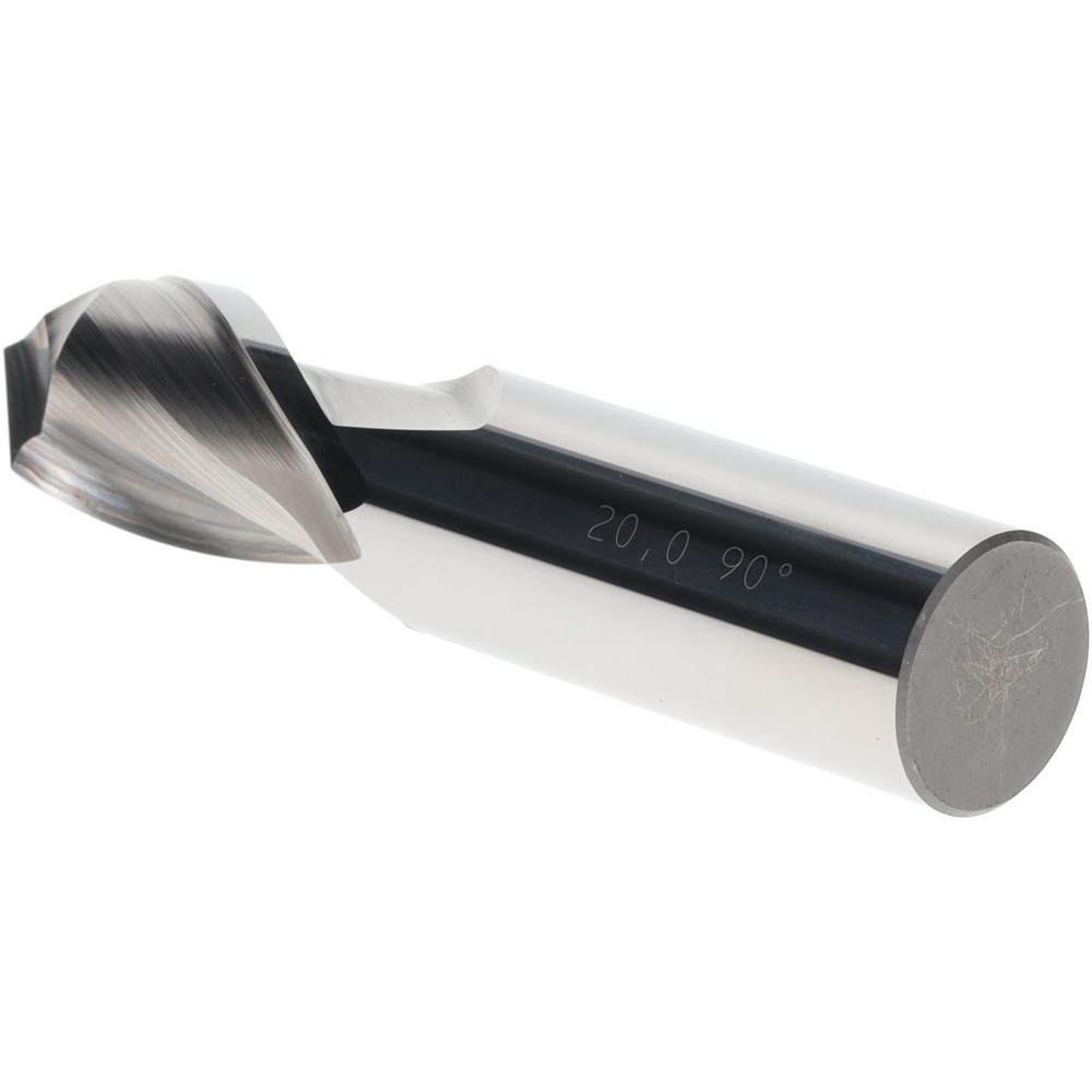 Magafor Spotting Drill: 0.7874" Dia, 90 deg, 4.0000" OAL, Solid Carbide - 88809020000