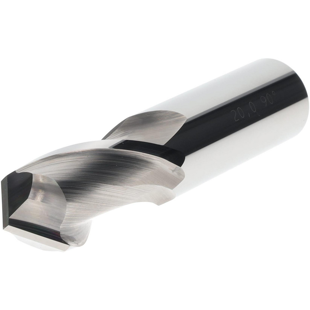 Magafor Spotting Drill: 0.7874" Dia, 90 deg, 4.0000" OAL, Solid Carbide - 88809020000