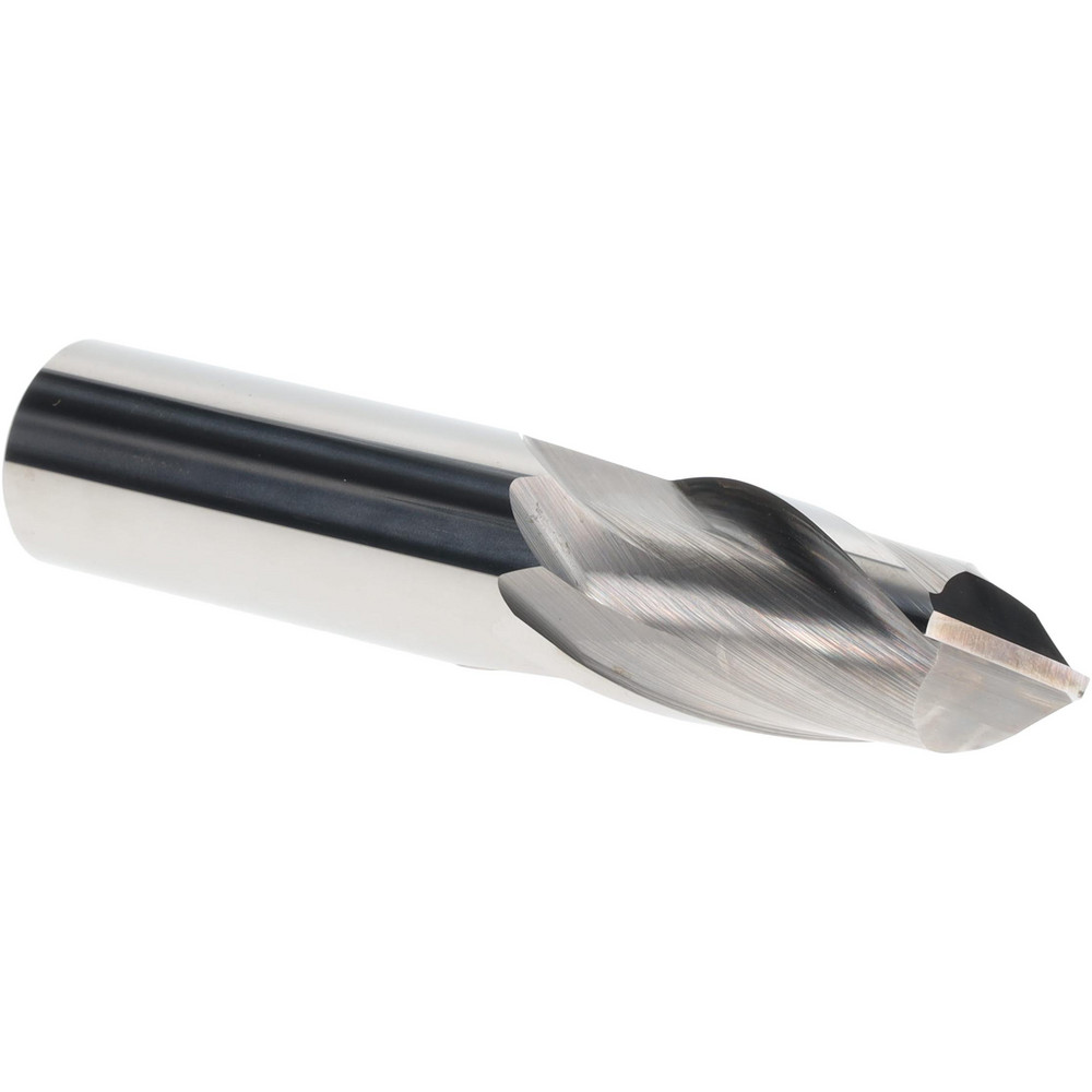 Magafor Spotting Drill: 0.7874" Dia, 90 deg, 4.0000" OAL, Solid Carbide - 88809020000