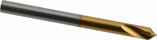 OSG Spotting Drill: 5.00 mm Dia, 90 deg, 70 mm OAL, Solid Carbide - 519012017