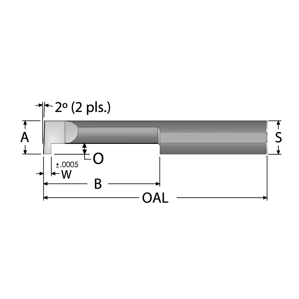 Magafor Spotting Drill: 16.00 mm Dia, 90 deg, 90 mm OAL, Cobalt M-35 (HSS-E) - 80019164000