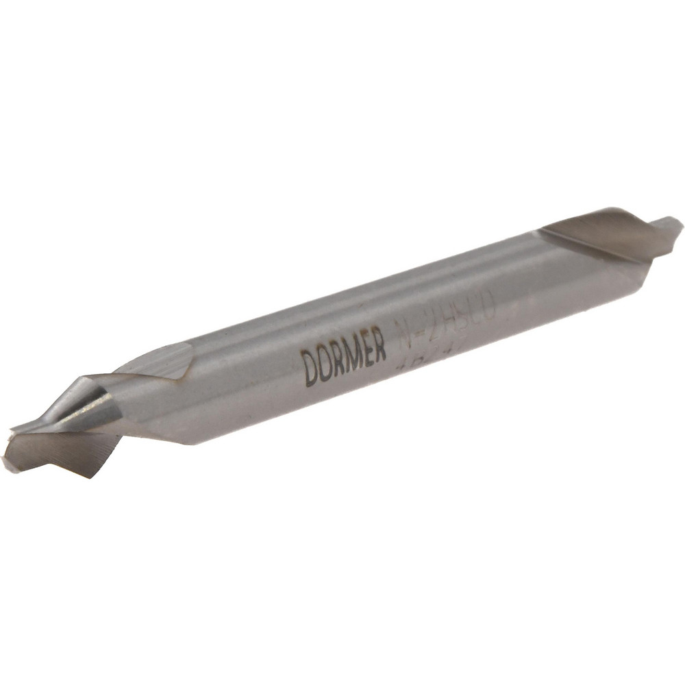 Hertel Combination Drill & Countersink: #2, 3/16" Body Dia, High-Speed Steel - 585U 2