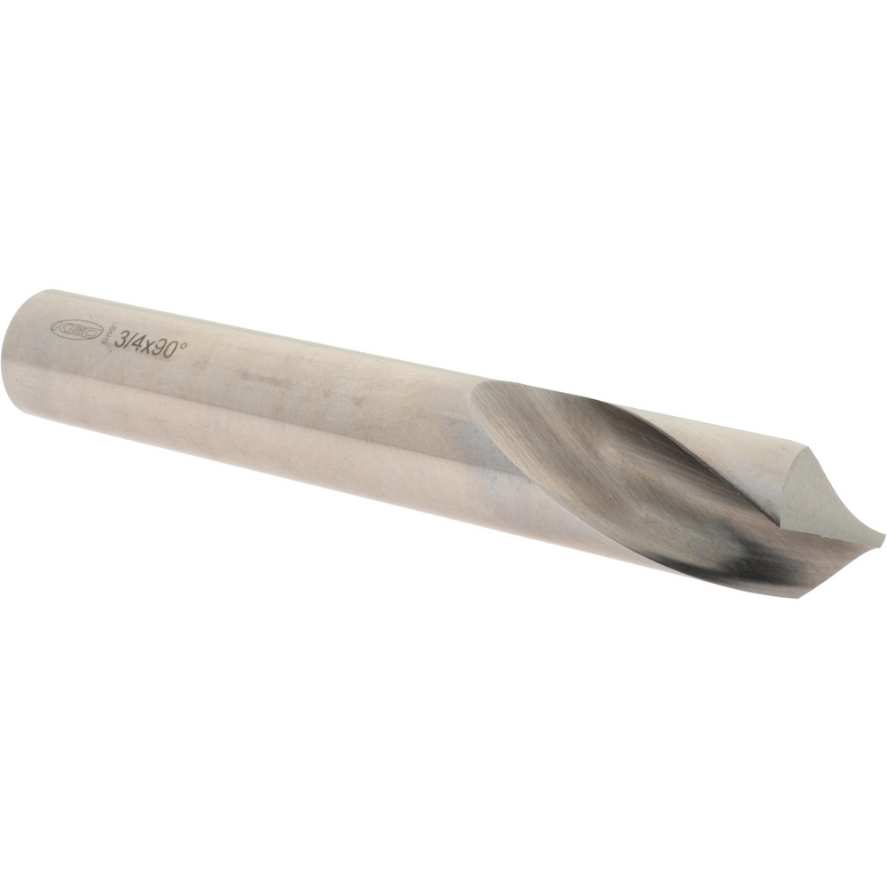 Micro 100 Spotting Drill: 3/4" Dia, 90 deg, 3" OAL, Solid Carbide - SPD1-750-090X