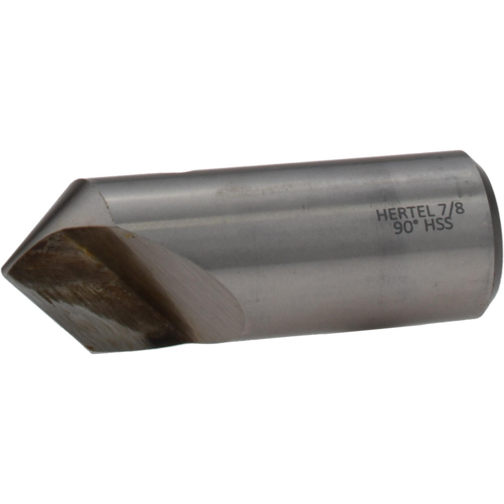 Hertel Spotting Drill: 7/8" Dia, 90 deg, 2-1/2" OAL, High-Speed Steel - H-8119A222200