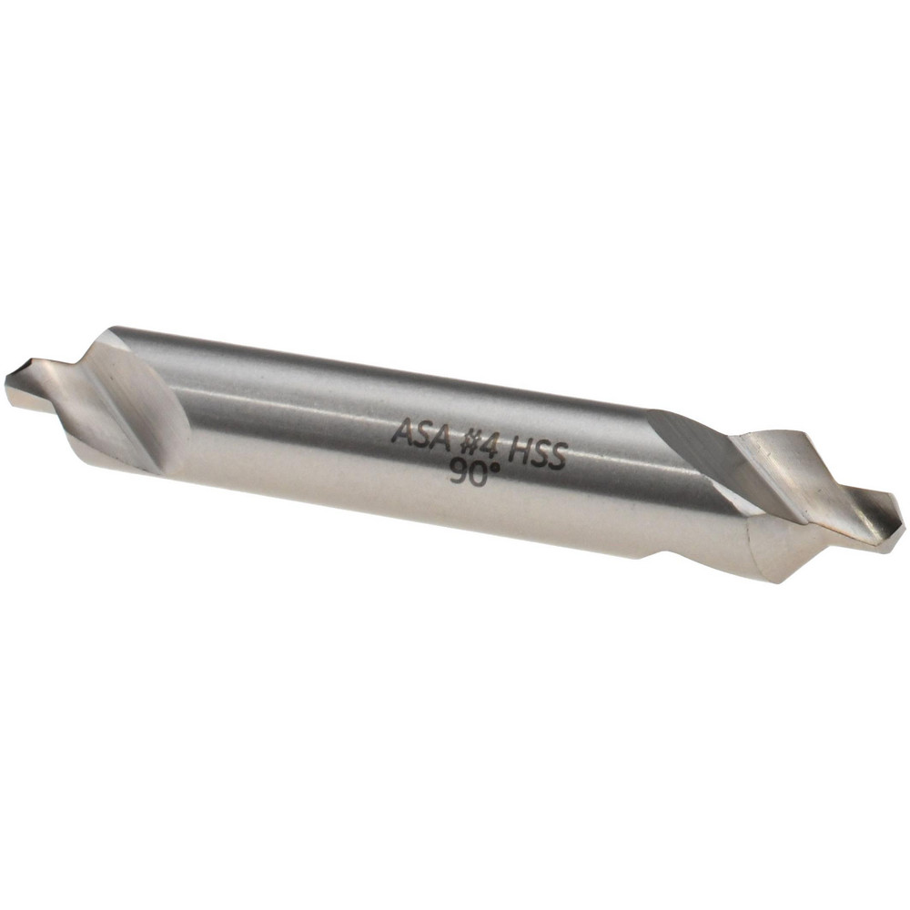 Magafor Combination Drill & Countersink: #4, 5/16" Body Dia, High-Speed Steel - 81155040000