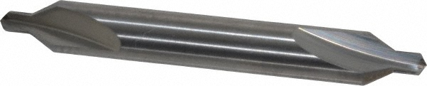 Titan USA Combination Drill & Countersink: #3, 1/4" Body Dia, 118 deg, High-Speed Steel - CS50036